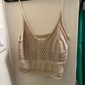 Crochet superdown Tank Top